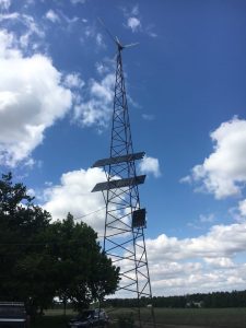 Автономне електропостачання по гібридній схемі сонце-вітер. Мисливське господарство Карань