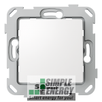 Вимикач одноклавішний (Білий)