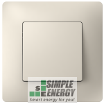 Вимикач одноклавішний (Слонова_кістка)