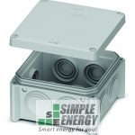 IB005 – розподільчий бокс – 85x85x40 відкритого монтажу
