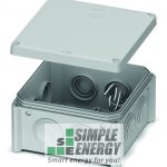 IB006 – розподільчий бокс – 100x100x50 відкритого монтажу