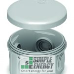 IB004–розподільчий бокс– 80×40 відкритого монтажу