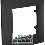 Рамка одномісна CLASSIC (Антрацит)