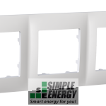 Рамка тримісна CLASSIC (біла)