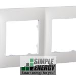 Рамка чотиримісна CLASSIC (біла)