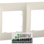 Рамка чотиримісна CLASSIC (Слонова кістка)