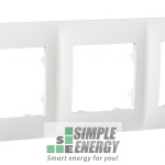 Рамка п’ятимісна CLASSIC (біла)